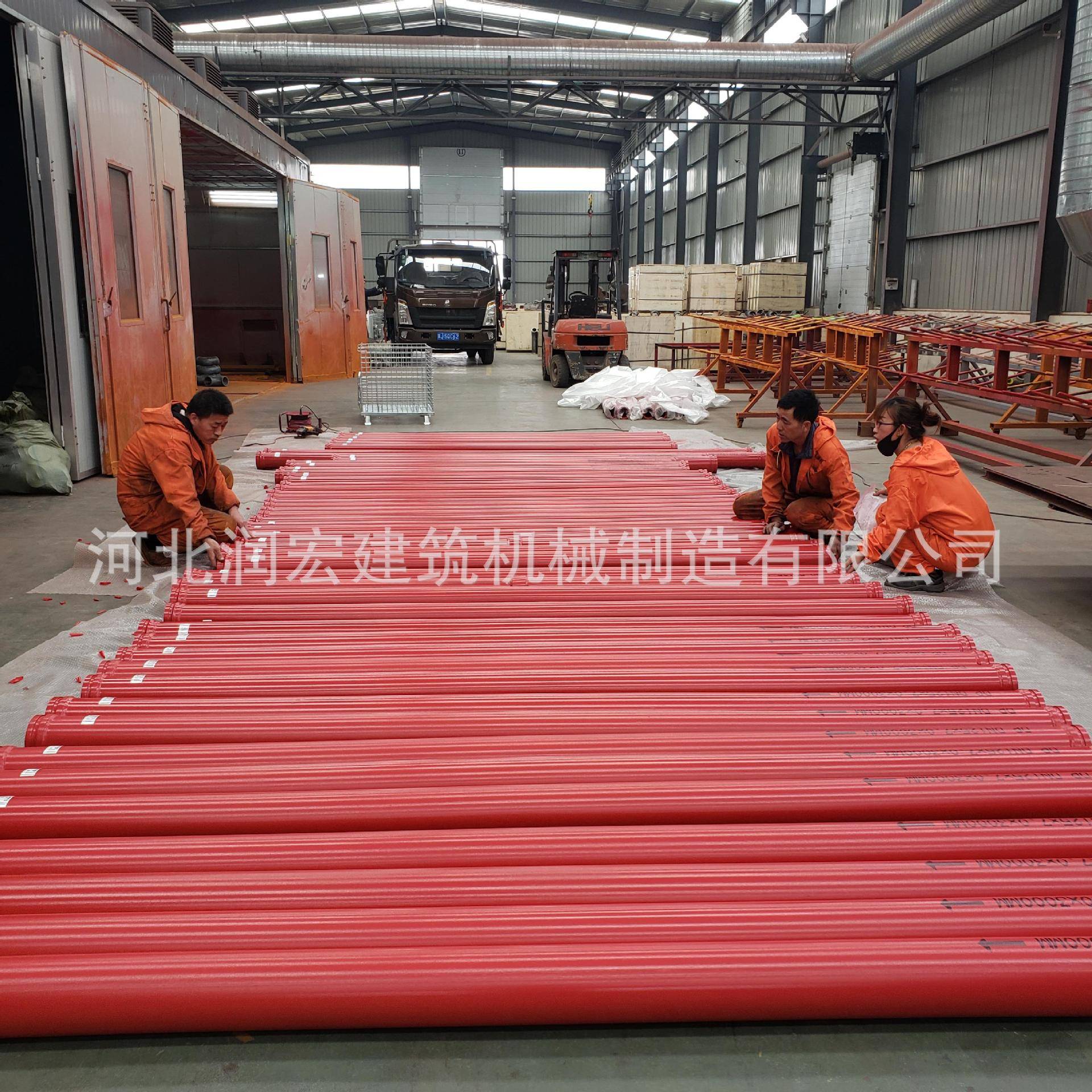 泵车臂架耐磨管厂家 125单层双层耐磨泵管 三一中联徐工泵管配件