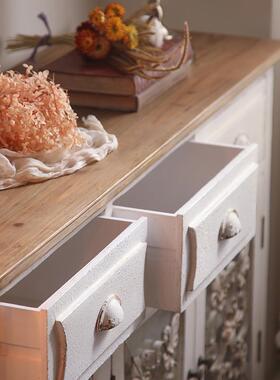 法式古怀旧入户关台美玄式做旧客厅57298过复道柜饭店装饰餐柜民