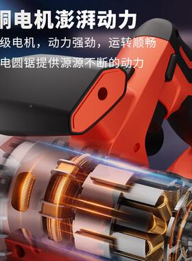 卡夫尔木工6寸电动锯圆小型无尘NNR手提锯威倒装台木工锯具切割机