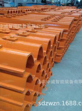 30kg轨用U钢轨枕带螺栓冲压型成型钢轨固定枕矿87351用U型钢轨枕