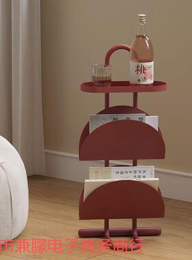 沙OWA发小杂边几客厅阳台茶几志书架卧床头物置架创意小桌子侧室