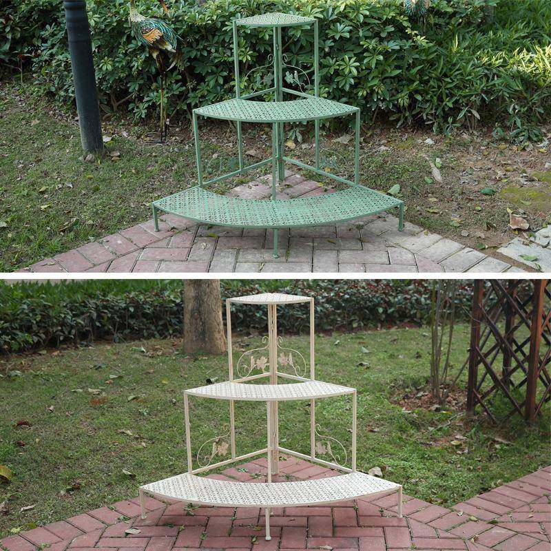 美式复古户室外庭院铁艺花架地外BOT园落花花盆架阶梯多层置物架,畜牧/养殖物资,特种养殖设备,淘宝优惠券,粉丝福利购,淘宝优惠卷