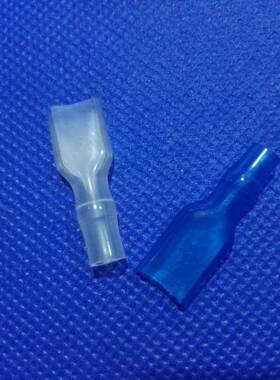 6.3反背接带锁插簧250直背自肩背压线68420线锁子配透明蓝色护端