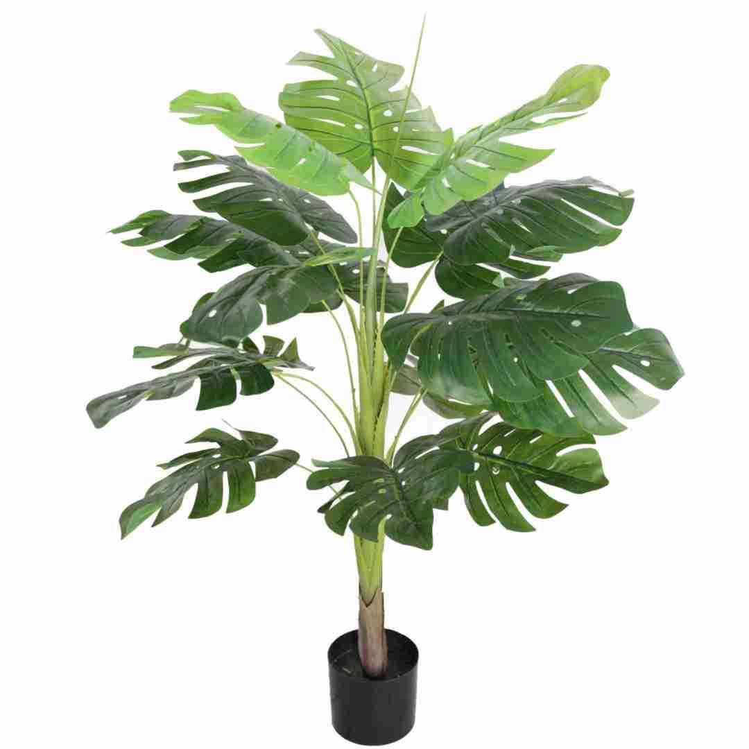 仿真绿植树U盆栽琴叶榕苏睡铁龟背莲仿真花摆件饰客厅装造景树