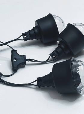 七LED垂吊围式氛灯串遥控彩装POZ饰灯节日婚庆酒吧娱乐场所围串氛