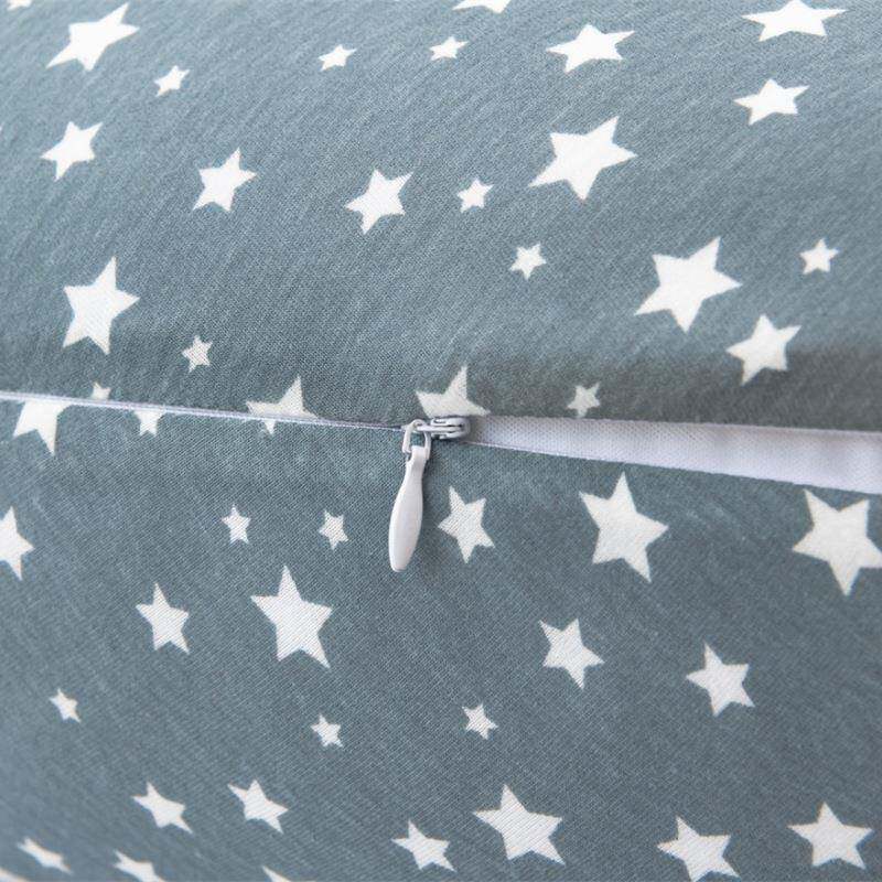 亚马逊新款无品牌/星星c形孕妇枕托腹腰靠侧睡枕枕棉纯色全孕妇护