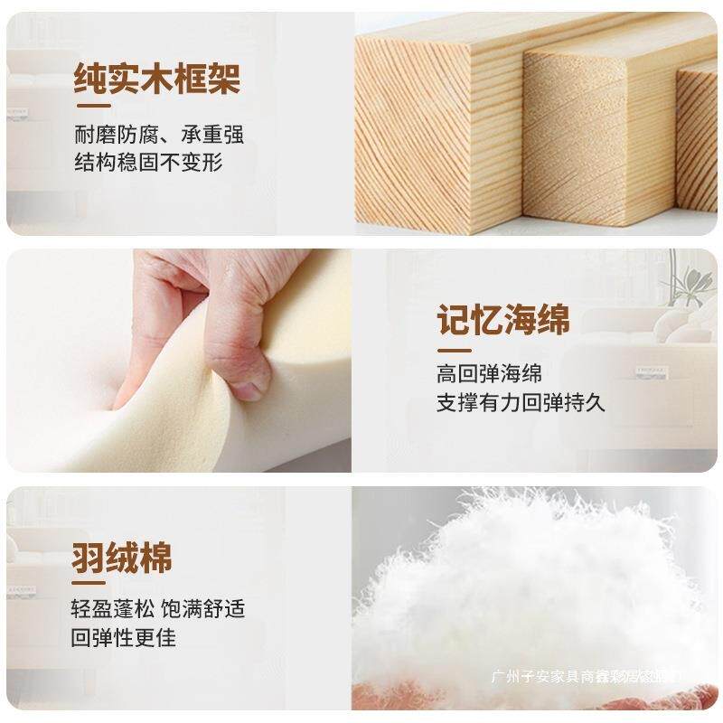 位沙发小户客厅2卧型室简约现无品牌/代205新款出租房三人折叠沙