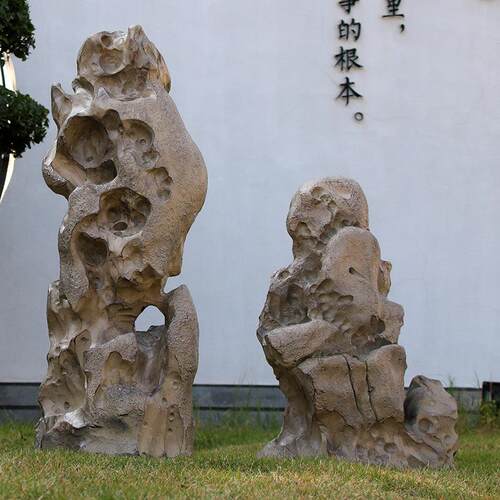 BSX假山石户园林外景区流水装饰公石司酒店楼间中式太湖山观赏梯