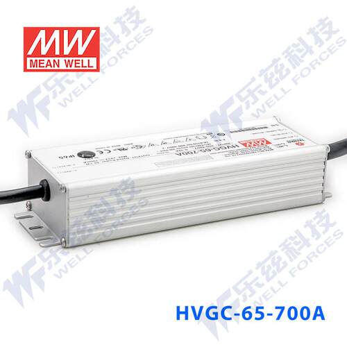 65W700mA恒流可调光LE调-D电49950源HVGC-6500AB79-93V铝壳防水