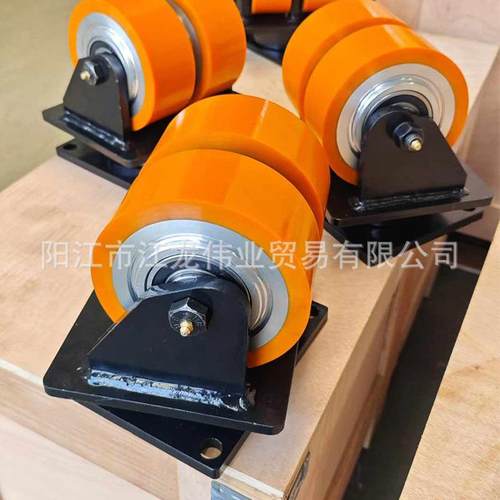 4氨/5/6/8EWF/U10/2寸聚1酯P万向脚轮承重货柜推车轮子超重型双轮