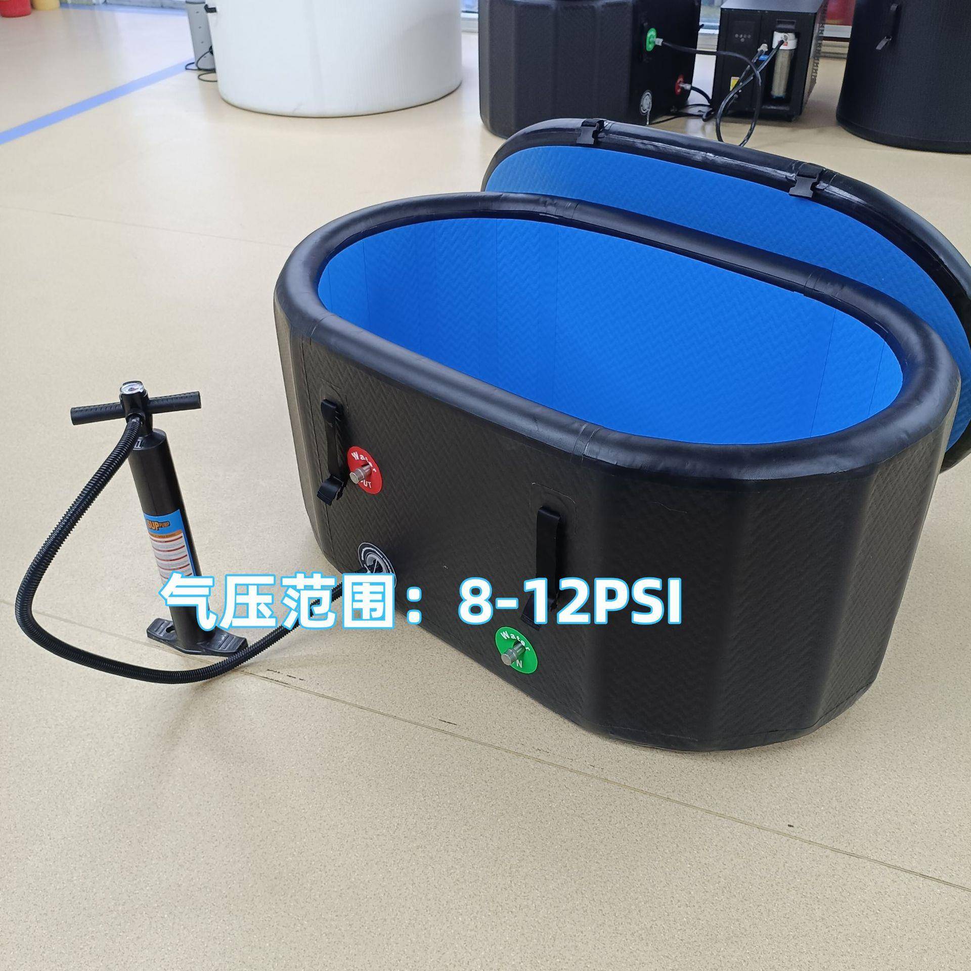 洗跨境充气b冰浴桶Icebathtu运动康复折叠沐浴澡泡桶无品牌/冷疗浴缸澡池