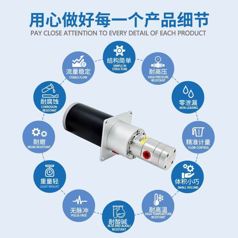 MC22XP02B9Y0B2小圆泵63873有刷电机拆液体计量泵无脉冲免磁力齿