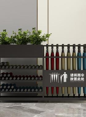 #雨伞架门收纳架入户伞桶商用酒量容店大堂教室口大雨伞存放88810