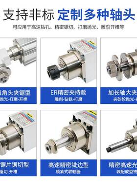 夹锯片锯切冷SVN电机铝铜机械设备三相功异步马风电主轴达大率