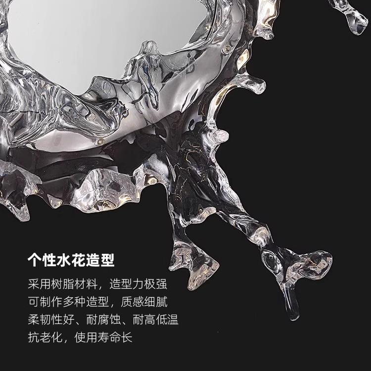 网镜灯客厅GIZ浴室壁红灯酒店别墅装饰样板间卫家生间化妆镜子前