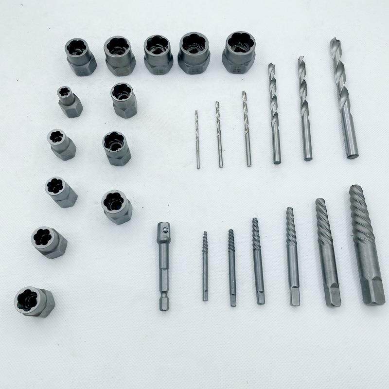 出器26件套破损取筒螺母取出器52532取六角螺丝工具套螺栓螺钉母
