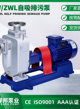 Z泵W自泵排污式自47365吸吸无堵塞排污泵40口径