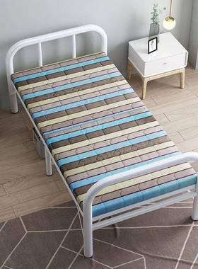 五一米宽的折叠床铁床1米5宽铁床1米2宽贴单人VWK床拆叠床单人双