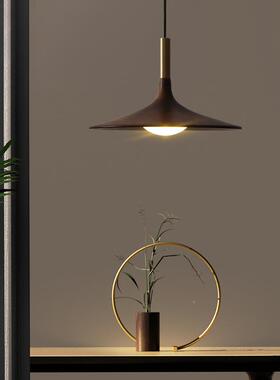 5V新灯轻中式餐厅现代简约卧室床头F76SH7HM吧台胡桃木全吊铜奢书