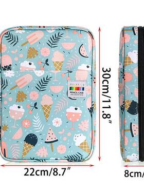 166支220孔素彩画铅笔袋铅男女大容描量收OYQ纳绘袋笔盒