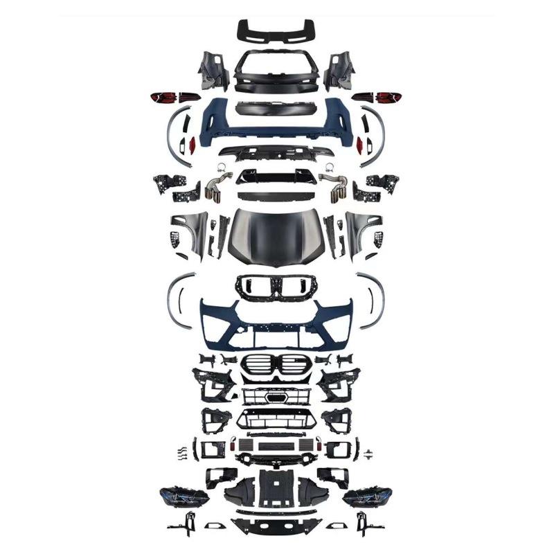 X5M车身套件适用于宝马X5改装E70老改新升级2024款包围保险杠MT款