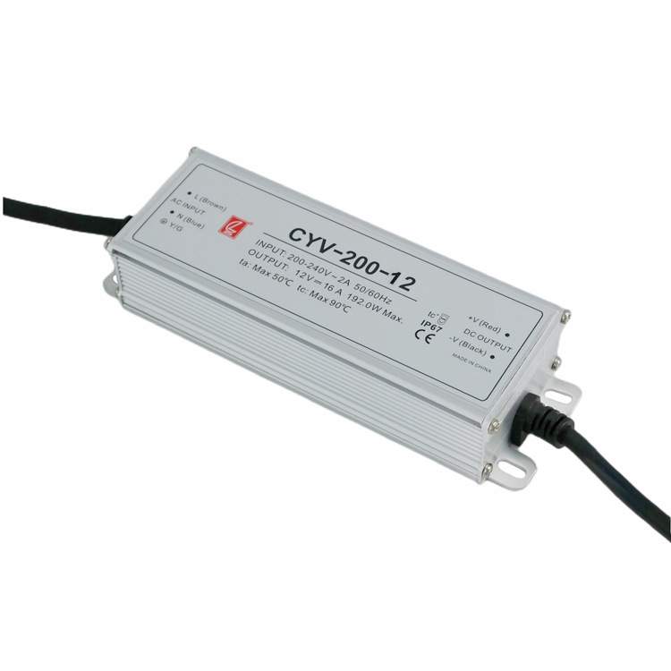 创联电源200W12V24V36V48V防水恒压源大功率开关电源户外景观亮化