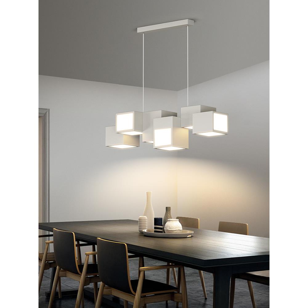 led吊灯餐厅灯2022新款轻奢大气简约现代时尚卧室吧台长形餐桌灯