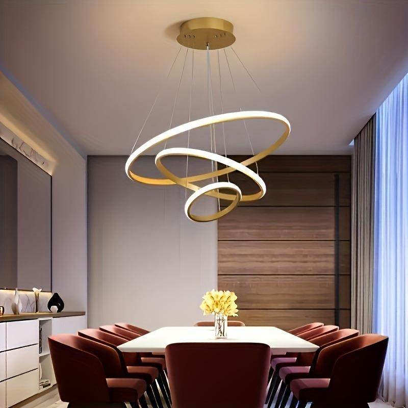 客厅灯现代简约大气北欧吊灯2024年新款轻奢创意卧室餐厅餐吊灯具