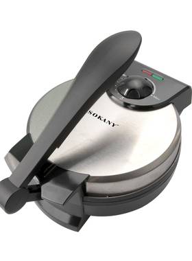 出口薄饼机不粘锅家用电饼铛大饼机双面烤饼机ROTIMAKER