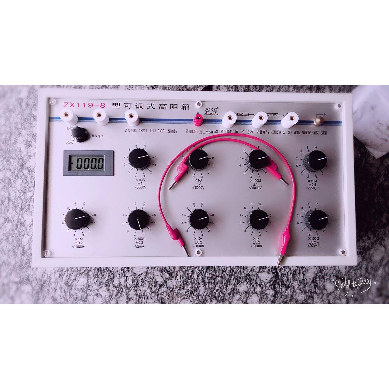 直流高阻箱ZX119-8型(兆欧表检定装置)同时修理多种高阻箱