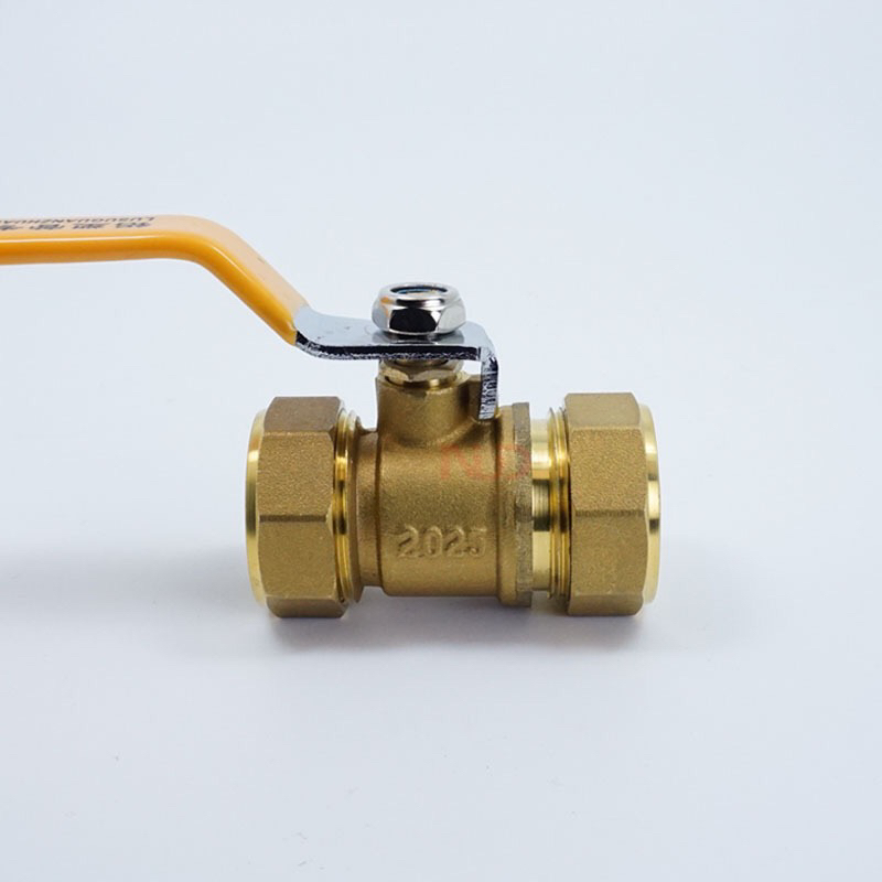 铝塑管铜球阀 卡套式m活接内外丝水管截门开关1418 1216 20 25