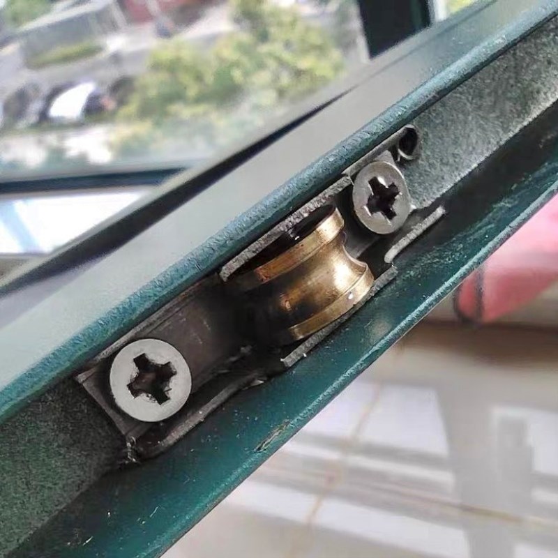 纱窗轮纱门d配件沙窗纱窗滑轮防蚊滚轮塑钢纱网窗轮铝合金轨道门