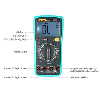现货Multi-fuctioal Digital Multiter Tester CV True RMS Mult
