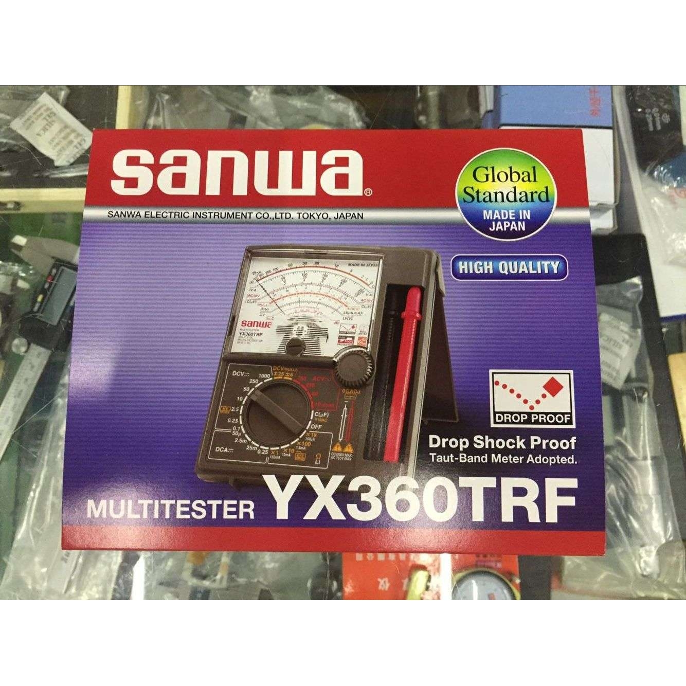三和SANWA YX360TRF/YX-360TRF指针万用表 防跌落零位中心
