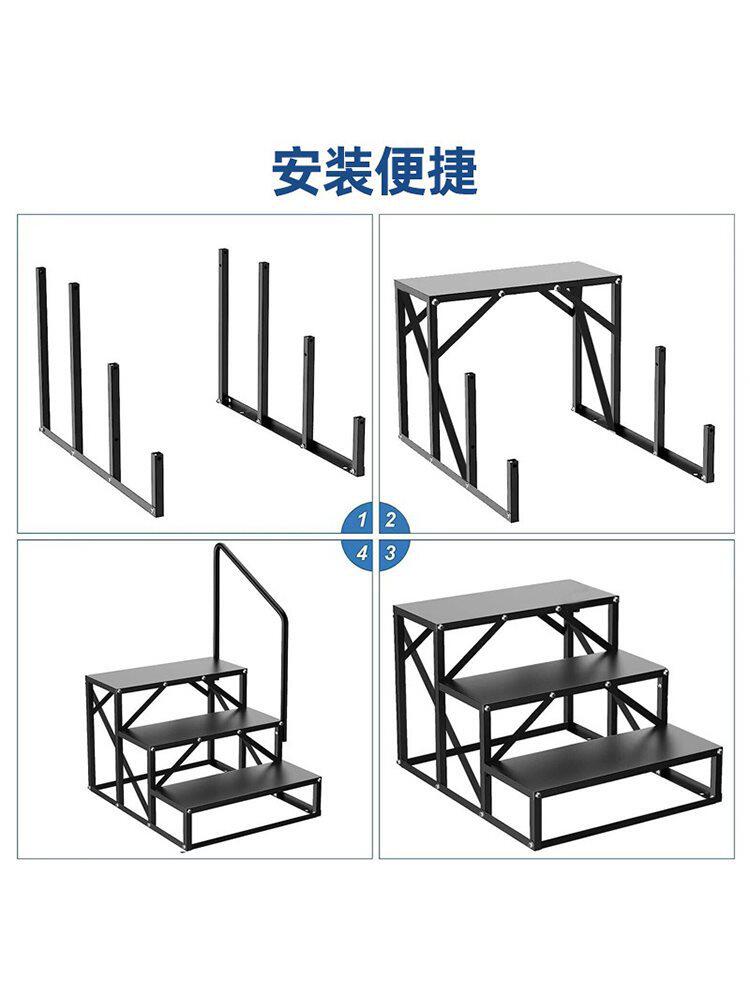 移动式可拆卸扶手梯房车台阶梯子浴缸台阶踏步可移动楼梯踏板阶梯