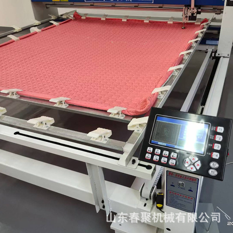 单针绗缝机 全移动自动花型制作被子机器 全自动单针绗缝机 床垫
