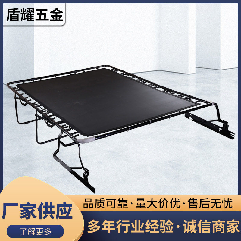 隐形床小户型三折翻转带板条