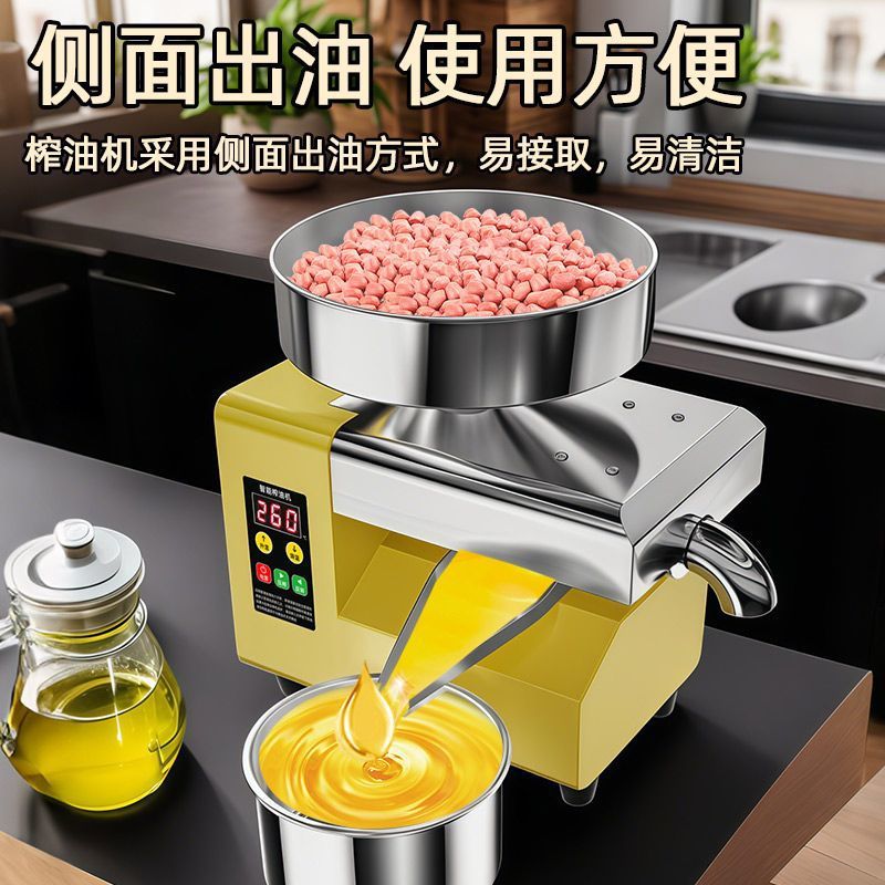 进口全智能家用榨油机中小型商用自动炸油花生植物油