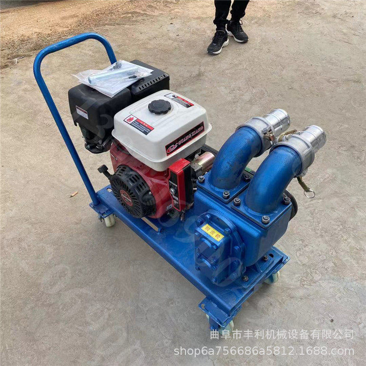 化粪池清理不堵塞抽粪泵猪粪电动抽粪机3寸4寸柴油抽粪泵