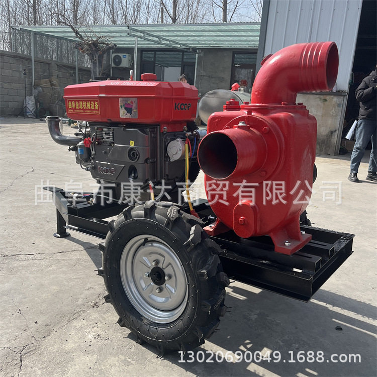 汽油抽水排水泵小型抽水泵灌溉排水泵汽油柴油移动式抽水机