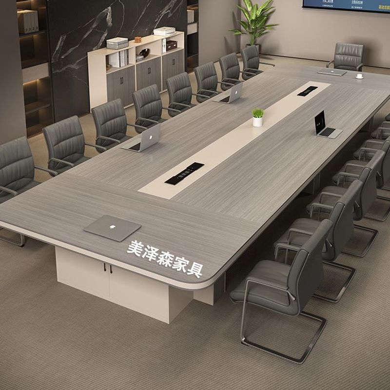 办公家具会议桌长桌现代简约大小型洽谈桌谈判培训长方形长条桌椅
