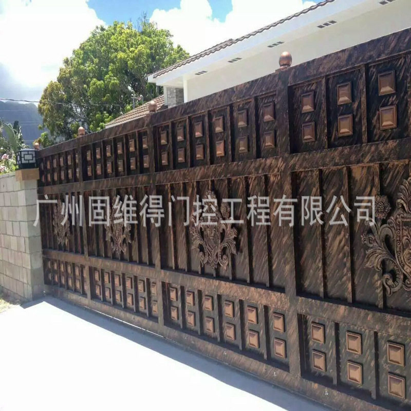 厂家直销电动铁艺庭院门