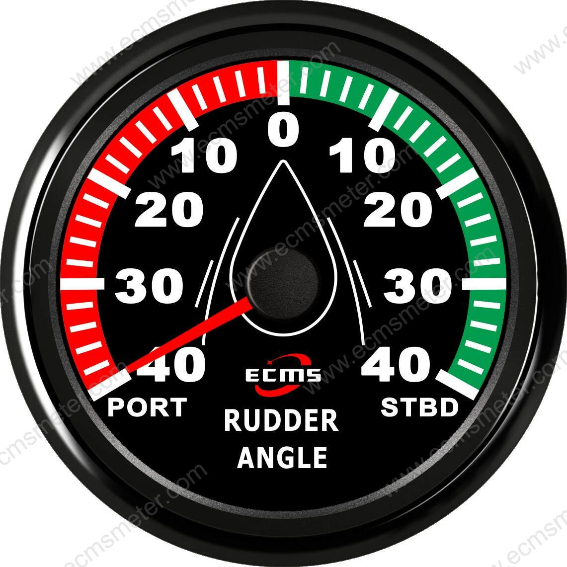 ECP船舵表PORT-STBD指示方向表船用配件舵角指示表Rudder angle