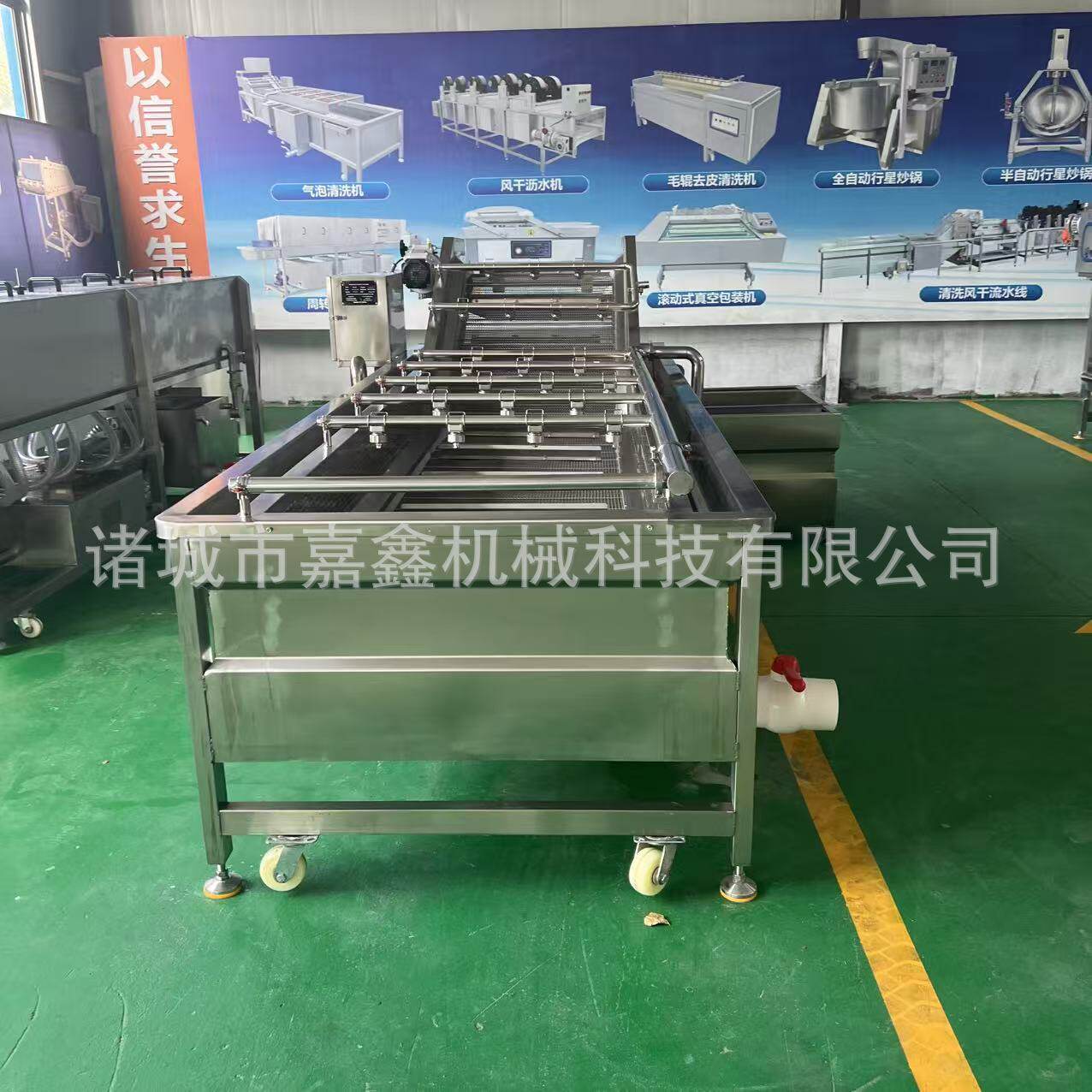 全自动净菜清洗设备 洗菜机 果蔬气泡清洗机海鲜小龙虾气泡清洗机