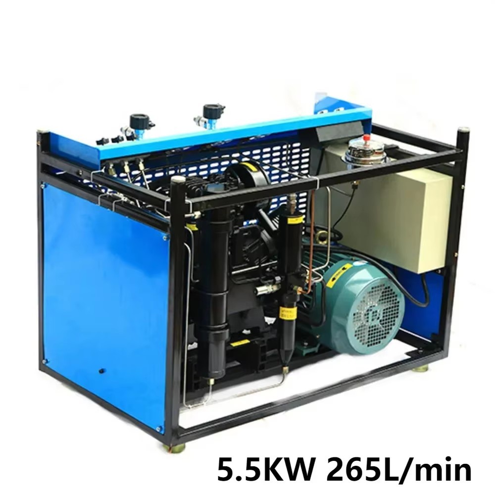 5.5KW高压空气压缩机带测试