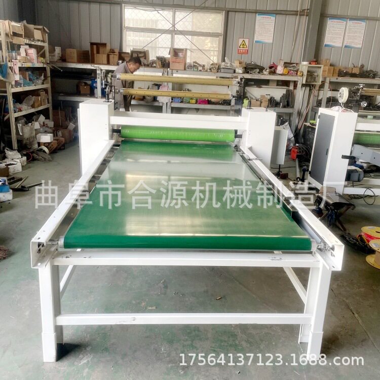 合源宣纸双面贴面机聚酯纤维吸音板冷热胶膜平贴机
