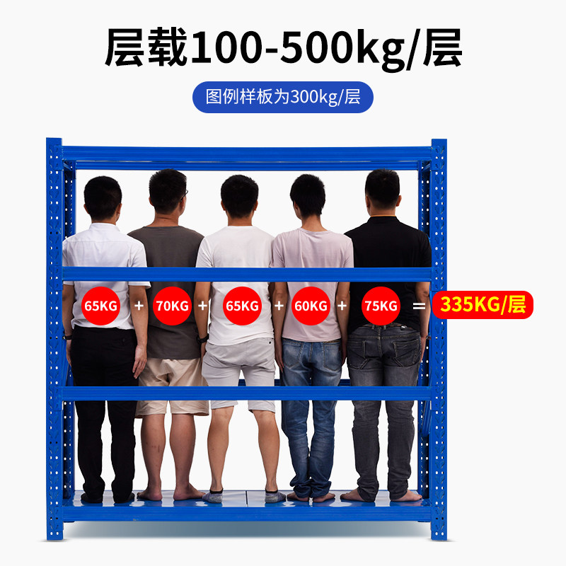 速发仓库仓储货架中型置物架重型工厂库房地下室快递五金属储物铁