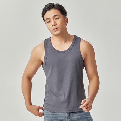 速发优可丝莫代尔棉质心背男士夏季型运动打衫汗底工字宽肩大码