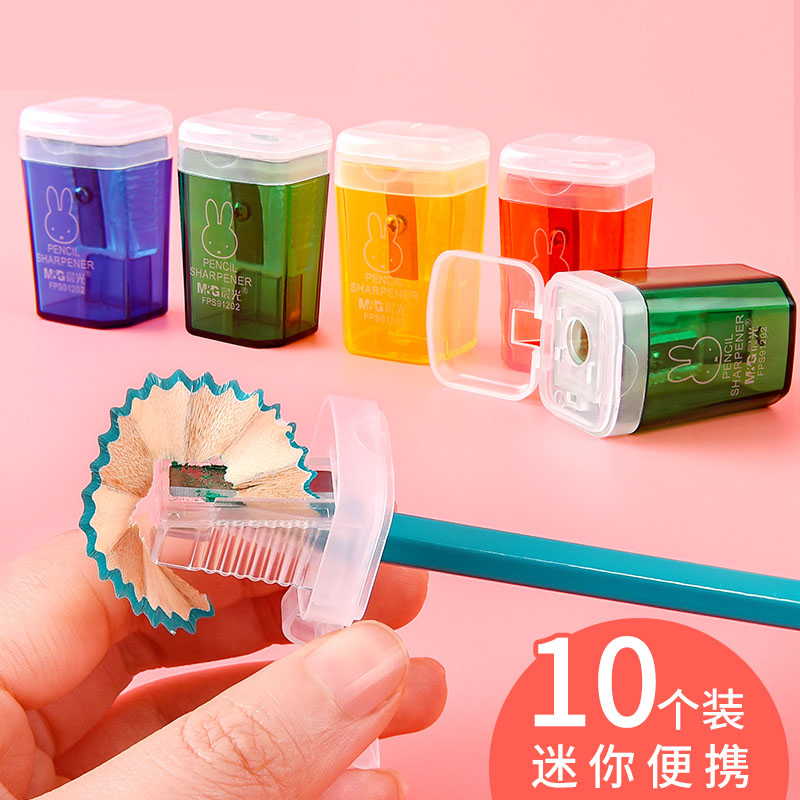 速发香彩垃圾桶卷笔刀儿童小学生转笔刀小可便笔式迷你小巧型削笔