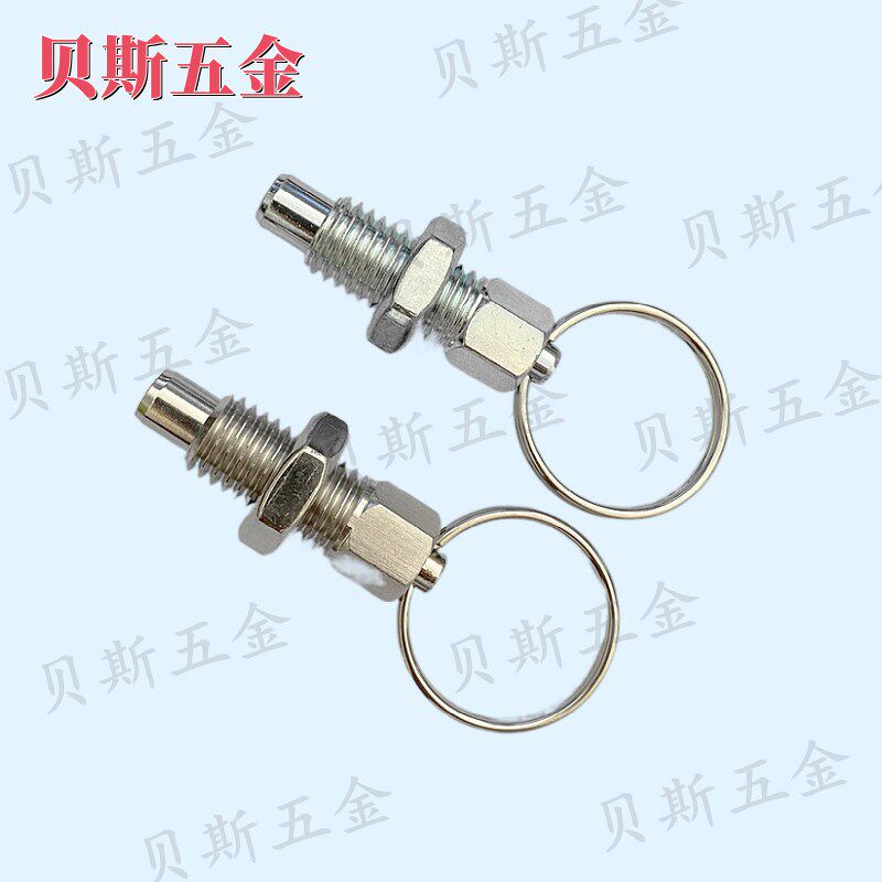 速发拉环分度销弹簧旋钮柱塞销不锈钢镀锌现货工厂M6M8M10M12M16.
